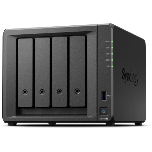 4-Bay Synology DDR4 ECC 2x USB3.2-I 1 DS923+ 4GB RAM