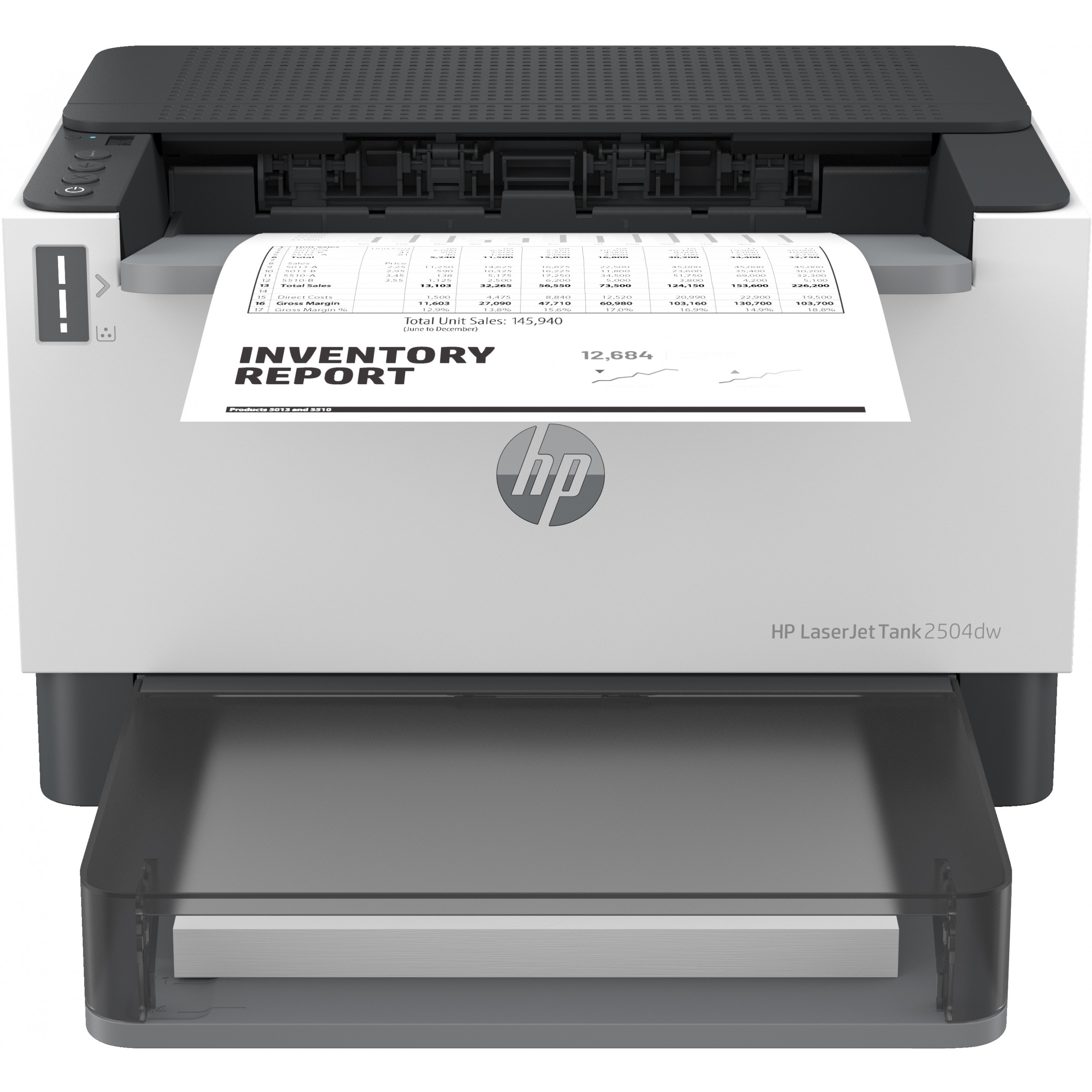 L HP LaserJet Tank 2504dw S / W-Laserdrucker A4 / LAN / WiFi / Bluetooth-LE / Duplex