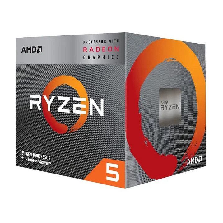 Amd ryzen 5 3400g | am4 | do 4,2ghz | box procesor s hladilnikom 1 Amd am4 ryzen 5 3400g sbx 3,7ghz max boost 4,2ghz 4mb radeon rx vega 11 65w
komponentko