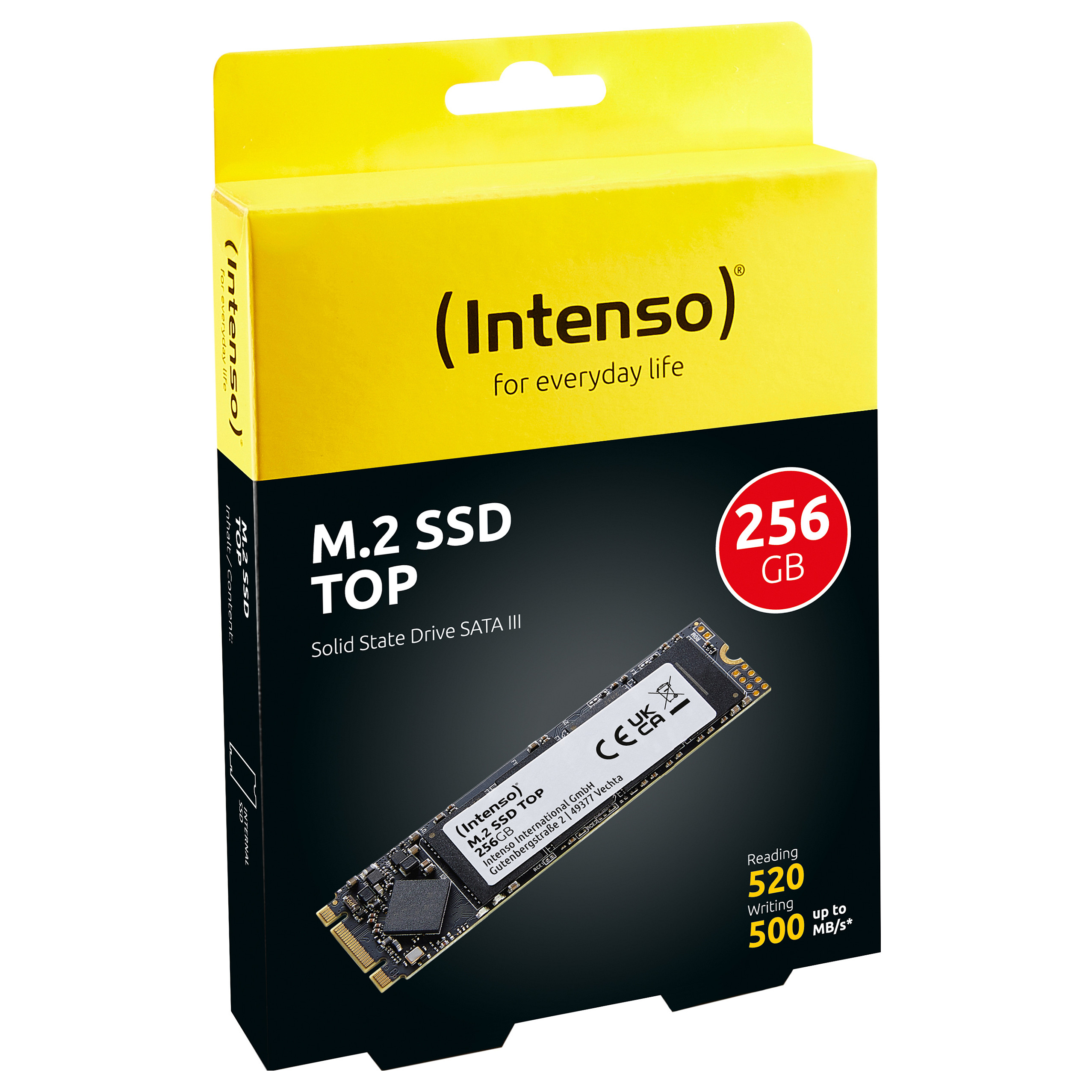 Intenso top 3832440 | 256gb | m. 2 2280 | sata iii | do 520/400 mb/s | ssd disk 2 Intenso top 3832440 | 256gb | m. 2 2280 | sata iii | do 520/400 mb/s | ssd disk