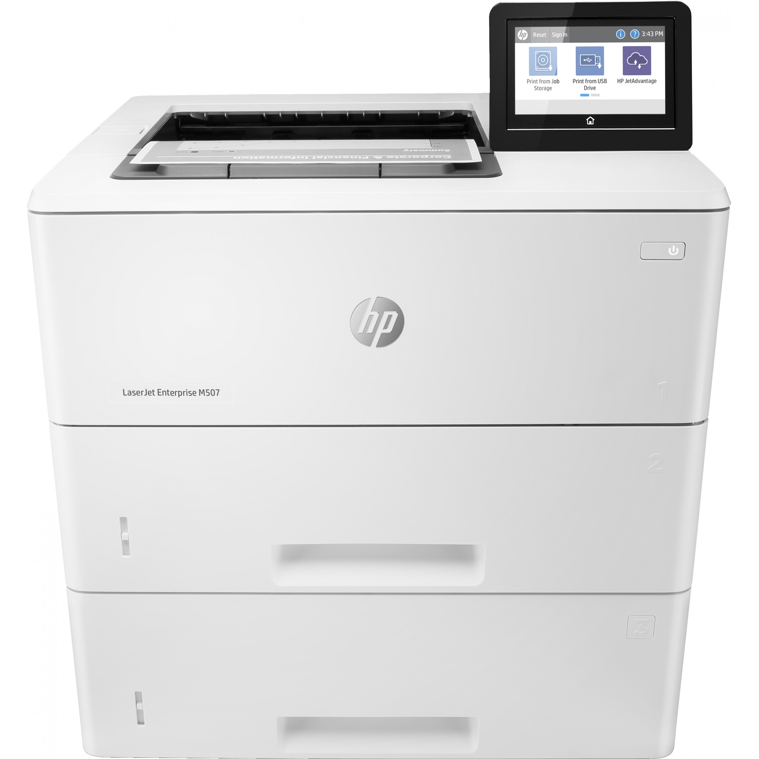 L HP LaserJet Enterprise M507x A4 43 S. / Min. LAN WiFi WiFi Direct Duplex