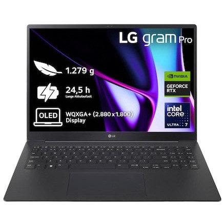 LG gram Pro 16 2in1 CU7 155H / 32GB / 2TBSSD / RTX3050 / W11Pro black