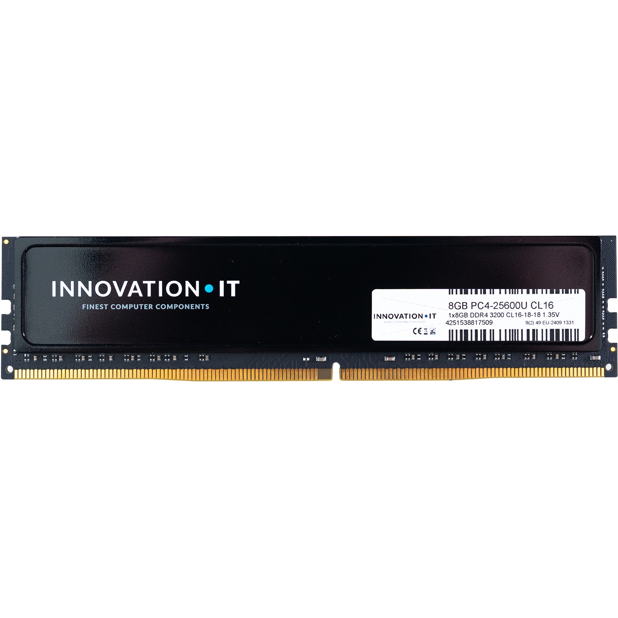 Innovation it | 3200mhz | 8gb | cl16 | 1. 35v | with heatspreader | cl16-18-18 | ram pomnilnik 1 3200 8gb innovation it cl16 1. 35v with heatspreader (cl16-18-18)
komponentko