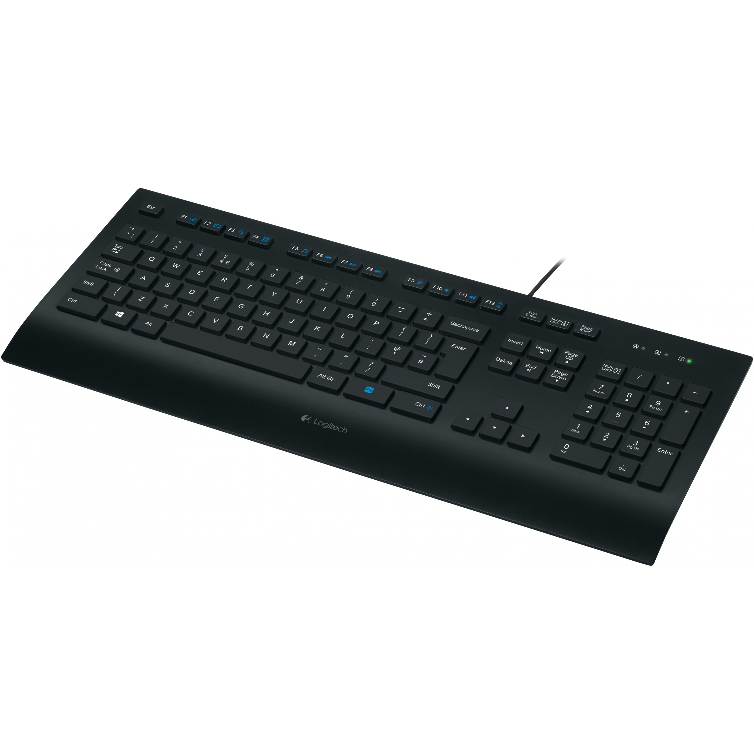 Logitech K280e Keyboard for Business DE - Tastatur - USB black QWERTZ DE