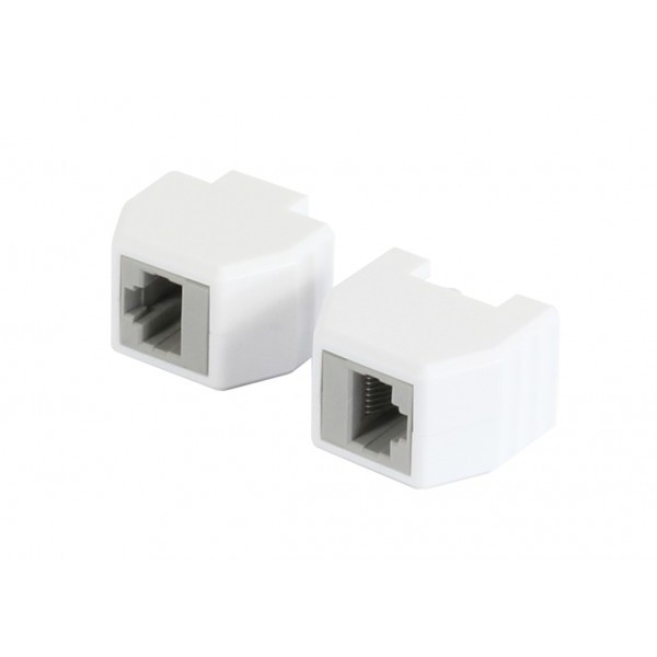 ALLNET TP-TP Kupplung CAT6A Buchse 1:1 8-pol. RJ45 magnetische Sicherungskupplung 50er Bulk Set Abwurfbuchse PoE fähig bis zu 10GBit