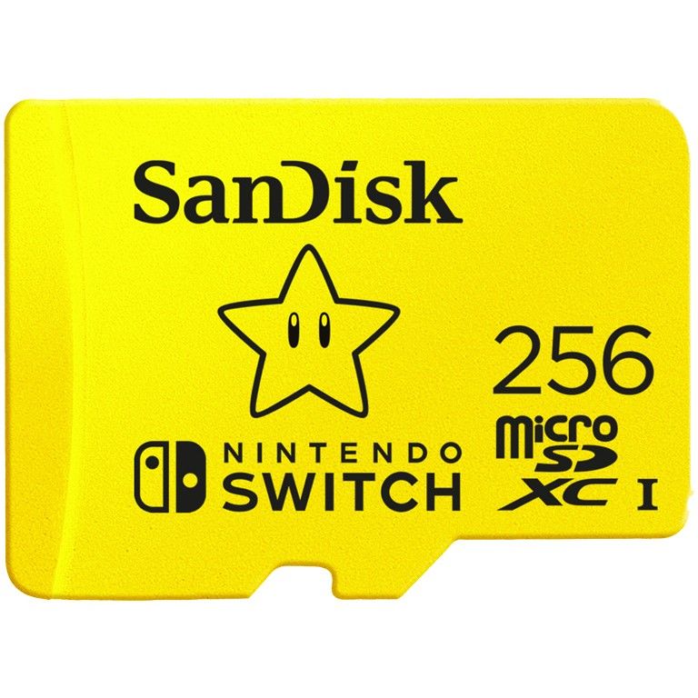 CARD SanDisk Nintendo Switch microSDXC 256GB 100 / 90 MB / s A1 UHS-I