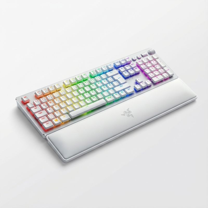 Razer BlackWidow V4 Low-profile HyperSpeed orange Switch german Layout