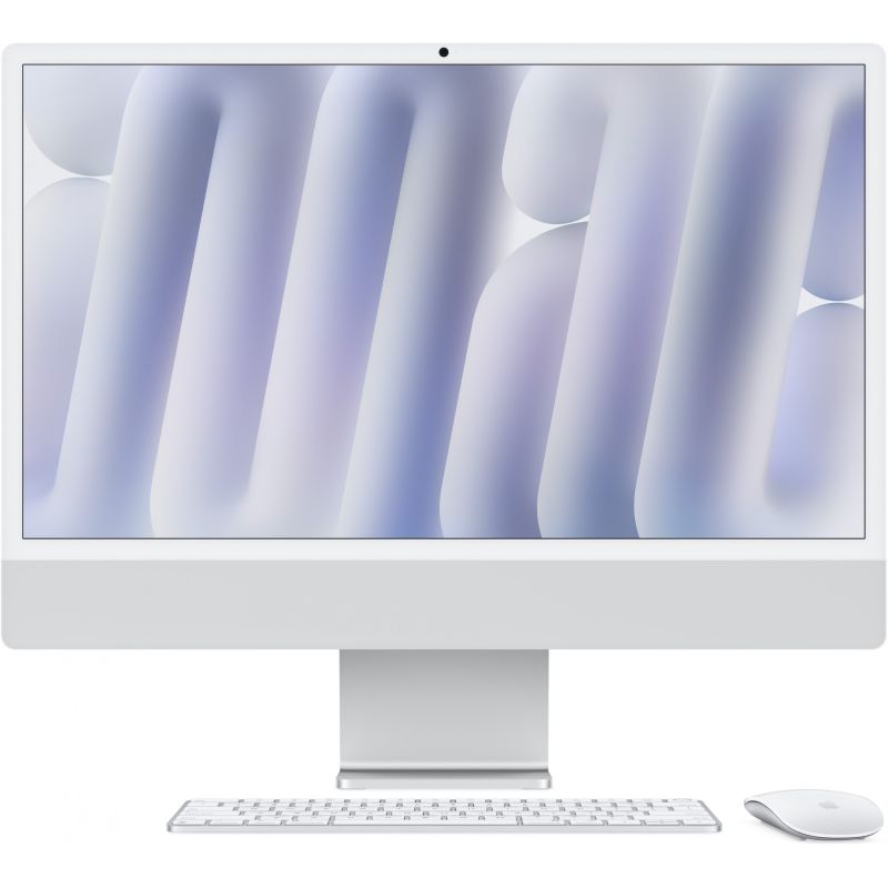iMac Z1EH 59.62cm 23.5Zoll Standardglas M4 10C CPU / 10C GPU / 16C N.E. 16GB 1TB SSD Gbit Eth MM MaKey TID DE Silber